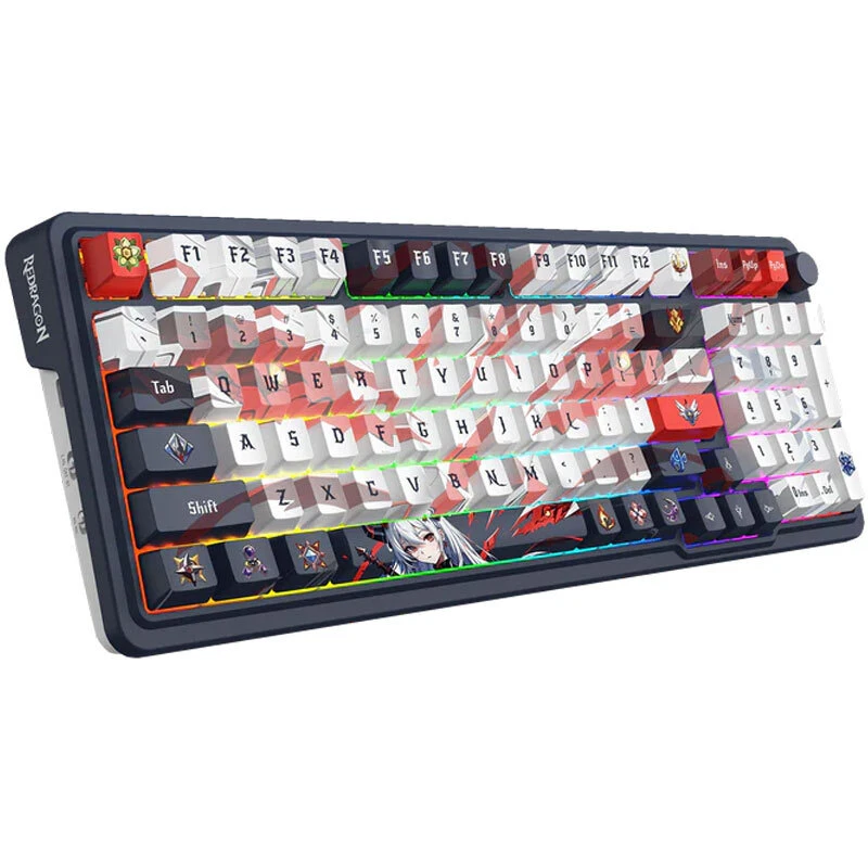 کیبورد بی سیم گیمینگ ردراگون EISA K686 PRO SE Anime