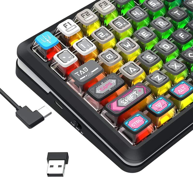 کیبورد بی سیم گیمینگ ردراگون K708MC RGB PRO TKL