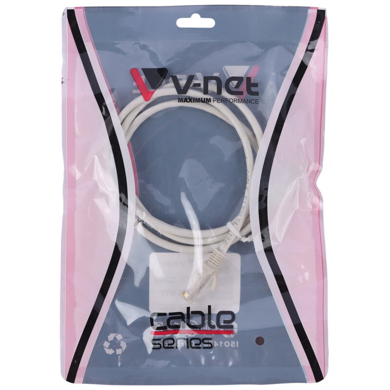 کابل شبکه Cat5e وی نت V-NCP5U010 طول 1 متر