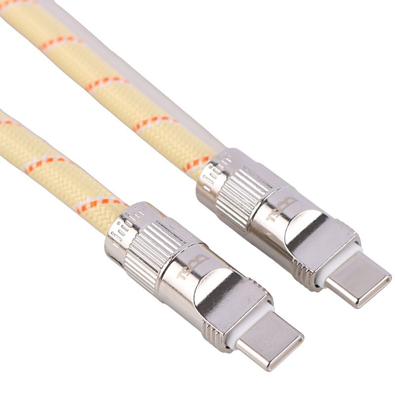 کابل دو سر تایپ سی فست شارژ 60 وات تسکو TCPD 714 طول 1.2 متر