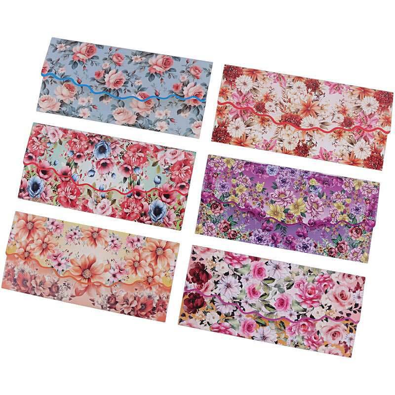پاکت پول ایندربرد طرح گل 90x190mm