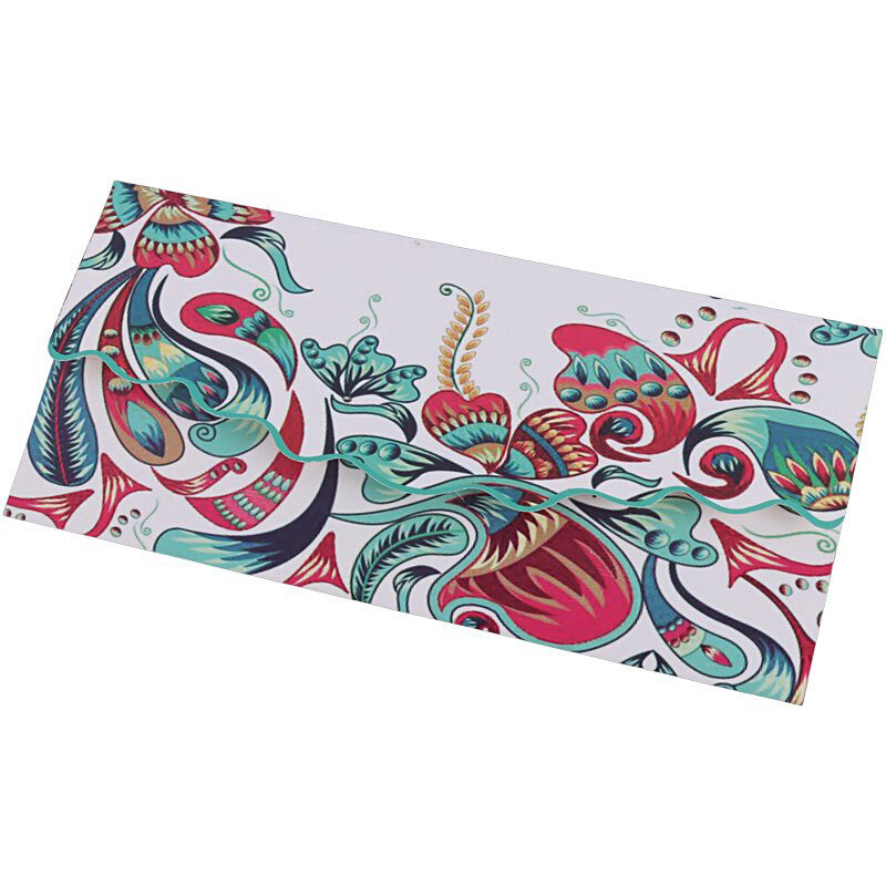 پاکت پول ایندربرد طرح گل 90x190mm