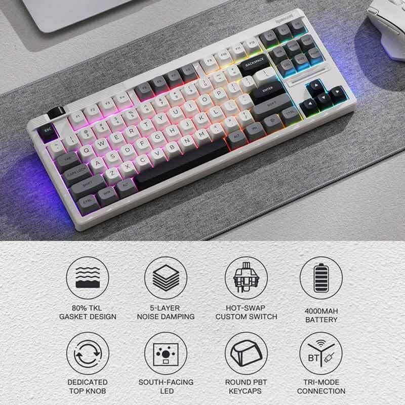 کیبورد بی سیم گیمینگ ردراگون OTIIM K729 PRO