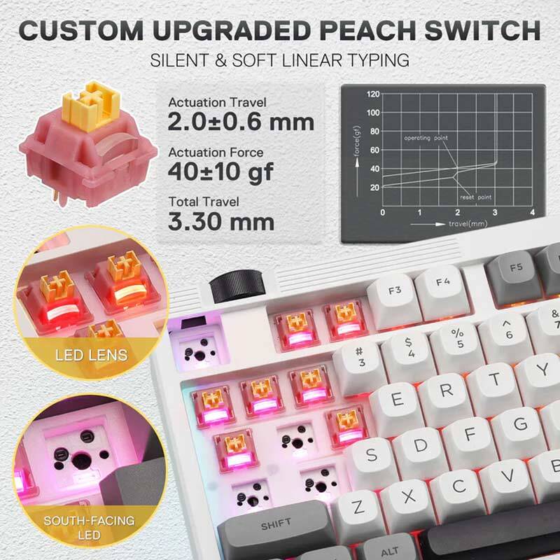 کیبورد بی سیم گیمینگ ردراگون OTIIM K729 PRO