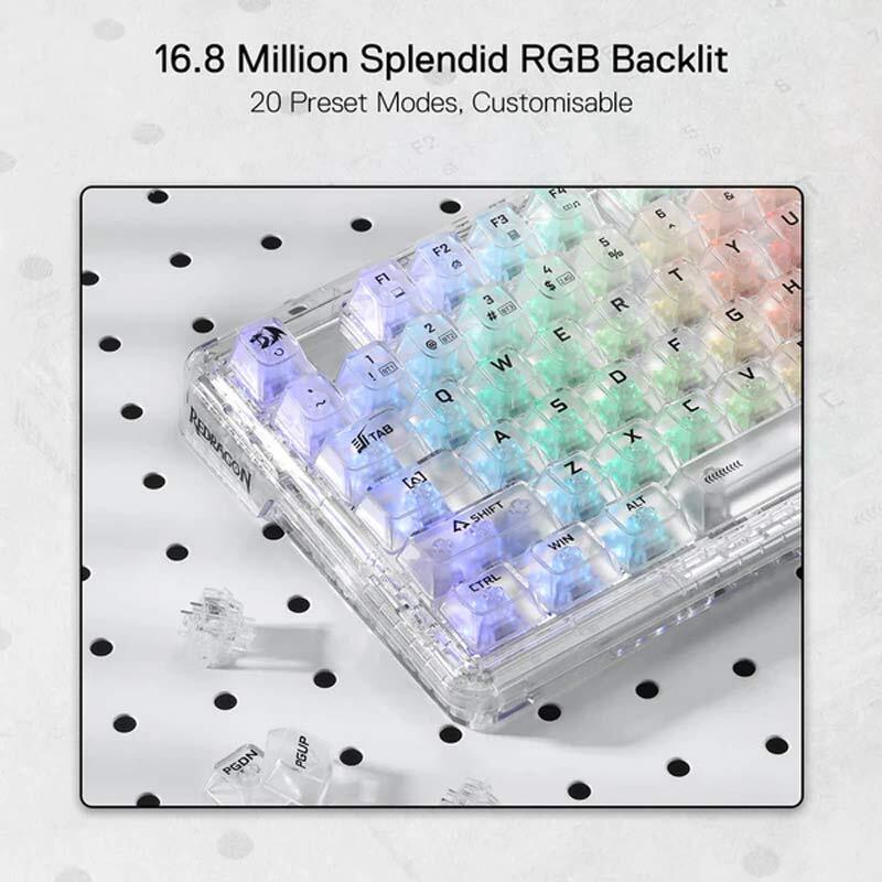 کیبورد بی سیم گیمینگ ردراگون ELF K649 PRO