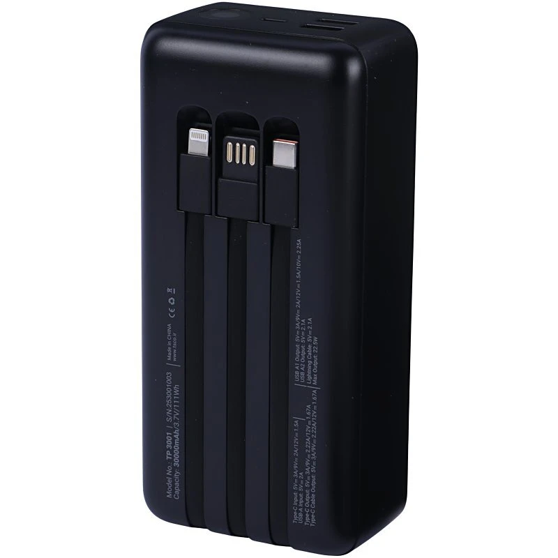 پاور بانک فست شارژ تسکو TP 3001 PD 22.5W ظرفیت 30000 میلی آمپر ساعت