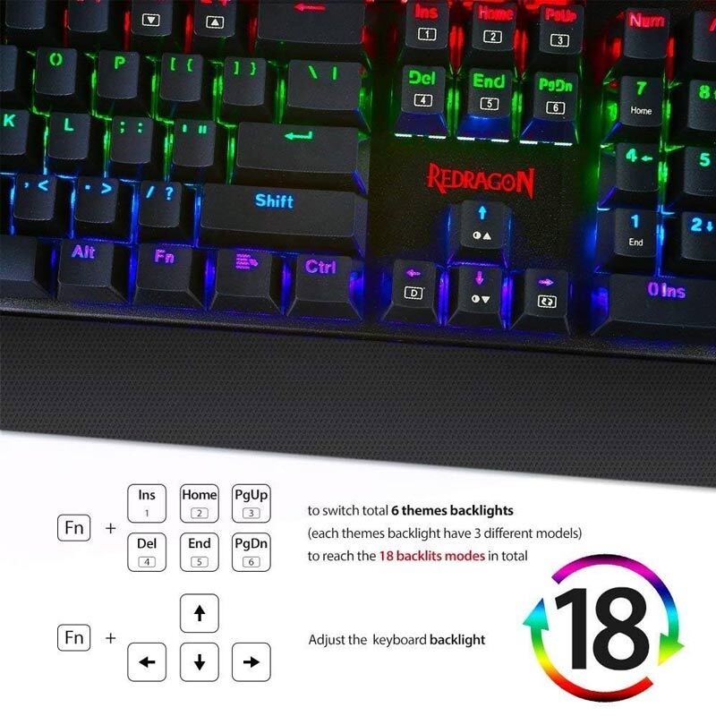کیبورد گیمینگ ردراگون KALA K557