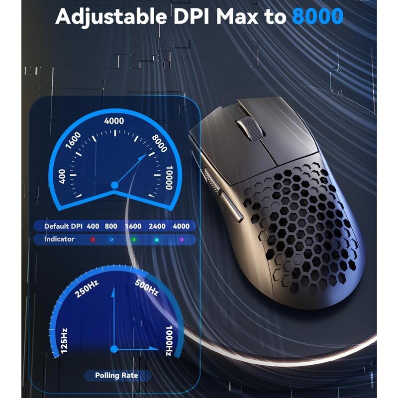 موس بی سیم گیمینگ ردراگون M725-LIT