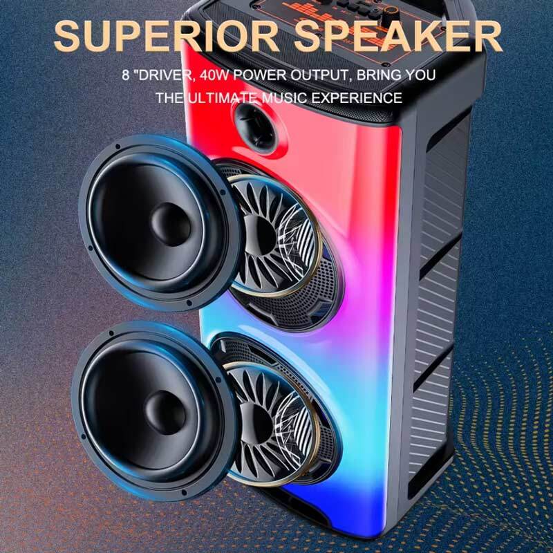 اسپیکر چمدانی بلوتوثی سینگ ای ZQS8287 + میکروفون و ریموت کنترل