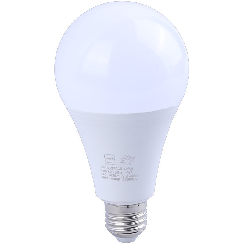 لامپ ال ای دی حبابی 20 وات پرشین لایت ایران پایه E27