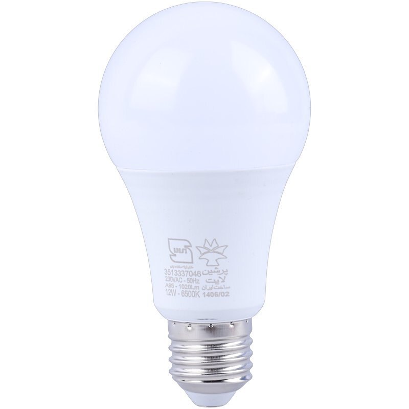 لامپ ال ای دی حبابی 12 وات پرشین لایت ایران پایه E27