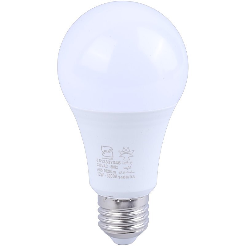 لامپ ال ای دی حبابی 12 وات پرشین لایت ایران پایه E27