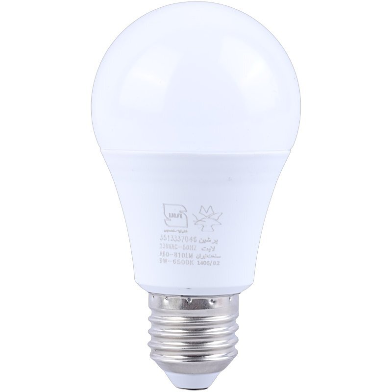 لامپ ال ای دی حبابی 9 وات پرشین لایت ایران پایه E27