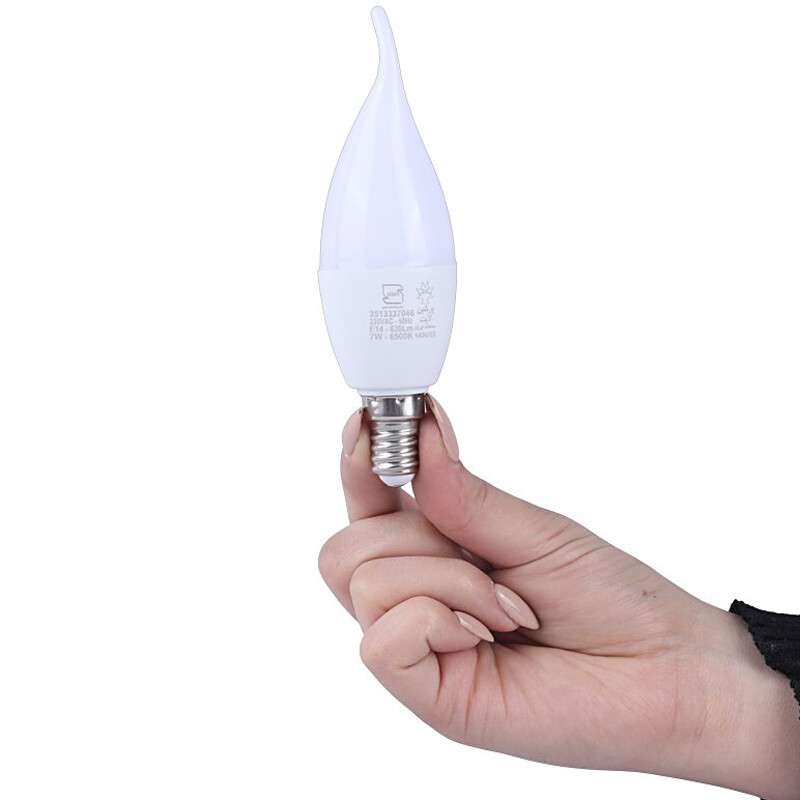 لامپ شمعی اشکی 7 وات مات پرشین لایت ایران پایه E14