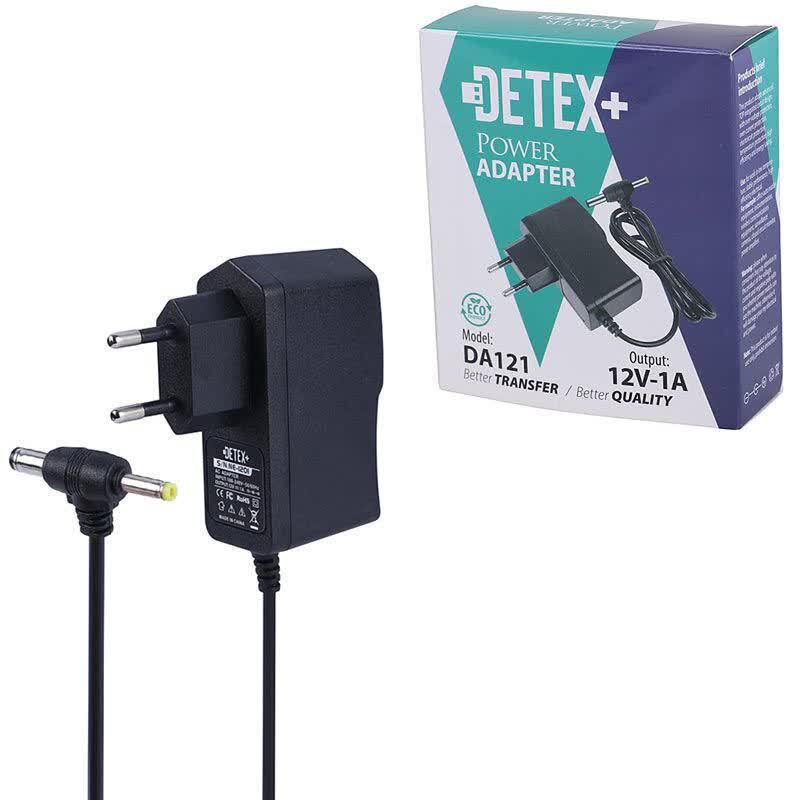 آداپتور برق دو فیش Detex+ DA121 12V 1A