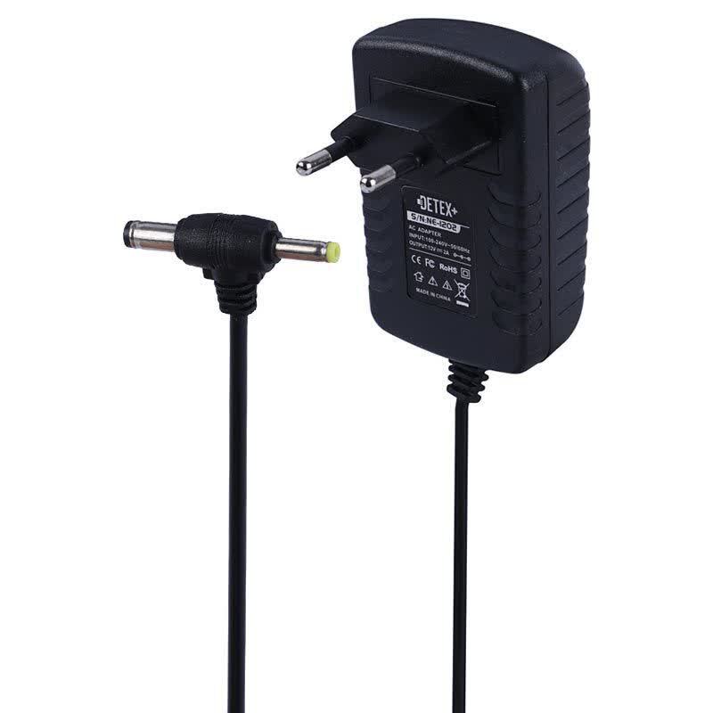 آداپتور برق دو فیش Detex+ DA122 12V 2A