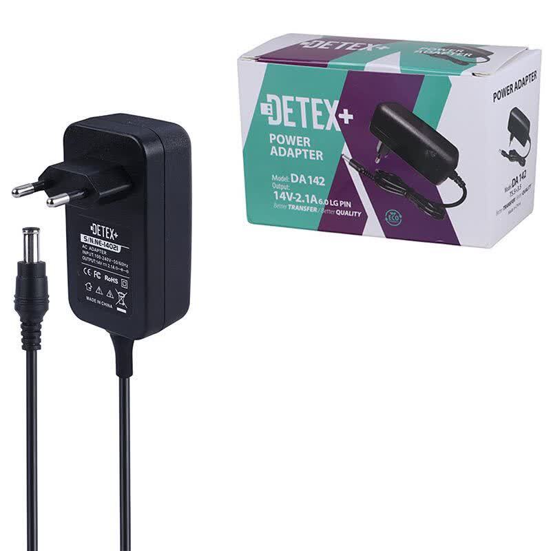آداپتور برق Detex+ DA142 14V 2.1A فیش درشت