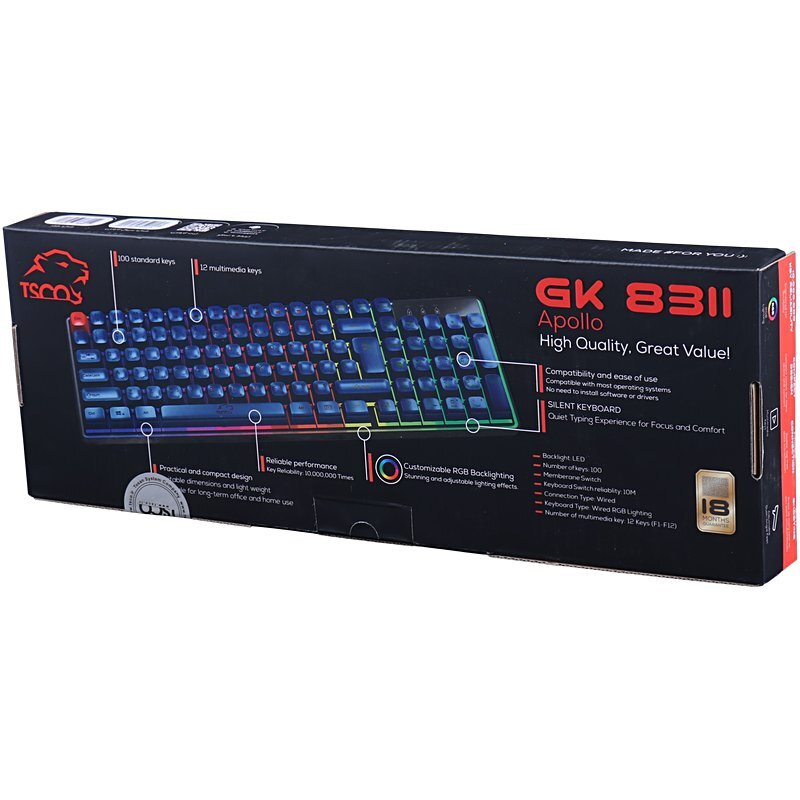 کیبورد گیمینگ تسکو GK 8311