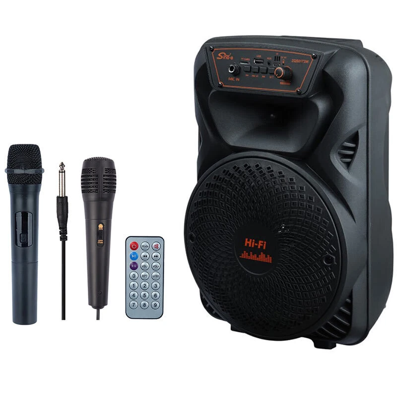 اسپیکر بلوتوثی سینگ ای ZQS8173W + میکروفون و ریموت کنترل