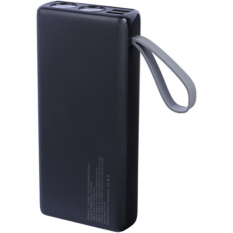 پاور بانک فست شارژ تسکو TP 2002 22.5W ظرفیت 20000 میلی آمپر ساعت