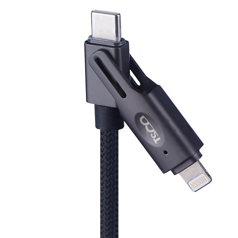 کابل شارژ چندکاره فست شارژ 60 وات تسکو TCPD 711 طول 1.2 متر