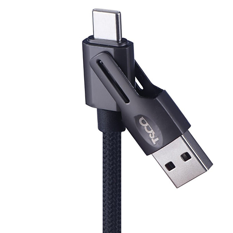 کابل شارژ چندکاره فست شارژ 60 وات تسکو TCPD 711 طول 1.2 متر