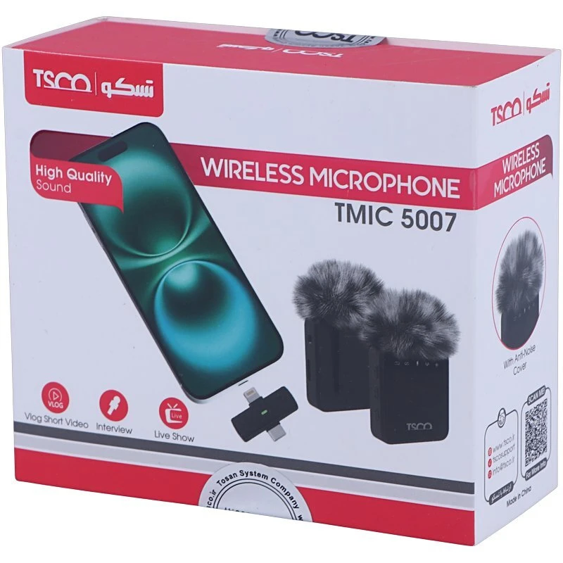 میکروفون یقه ای بی سیم TSCO TMIC 5007