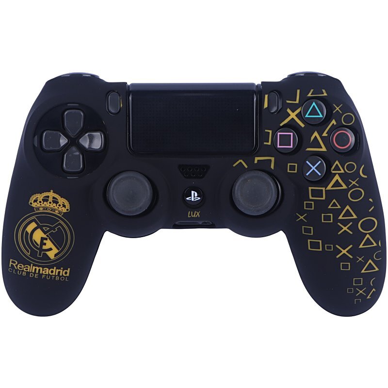 روکش دسته بازی PS4 طرح Real Madrid مشکی زرد
