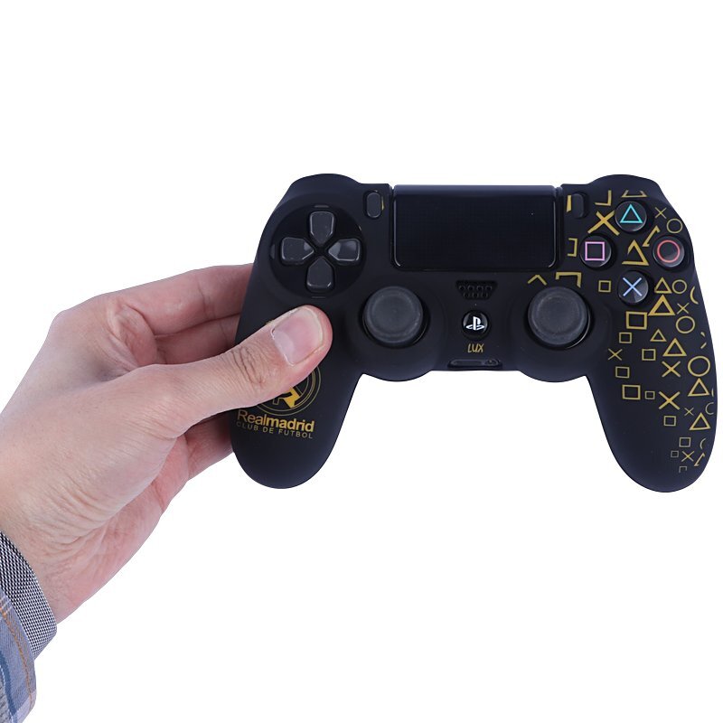 روکش دسته بازی PS4 طرح Real Madrid مشکی زرد