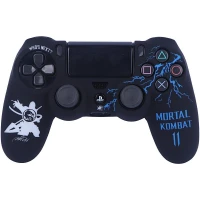 روکش دسته بازی PS4 طرح Mortal Kombat 11 آبی سفید