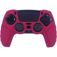 روکش دسته بازی PS5 استوپ دار زمینه زرشکی کد 1