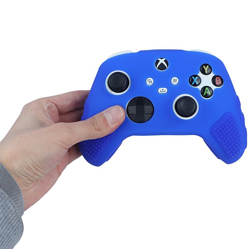 روکش دسته بازی Xbox X/S استوپ دار آبی کاربنی