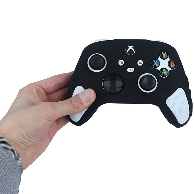 روکش دسته بازی Xbox X/S استوپ دار مشکی سفید کد 1