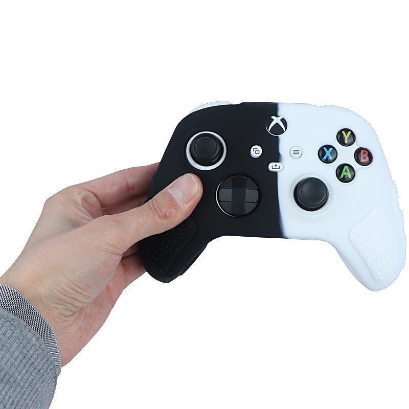 روکش دسته بازی Xbox X/S استوپ دار مشکی سفید