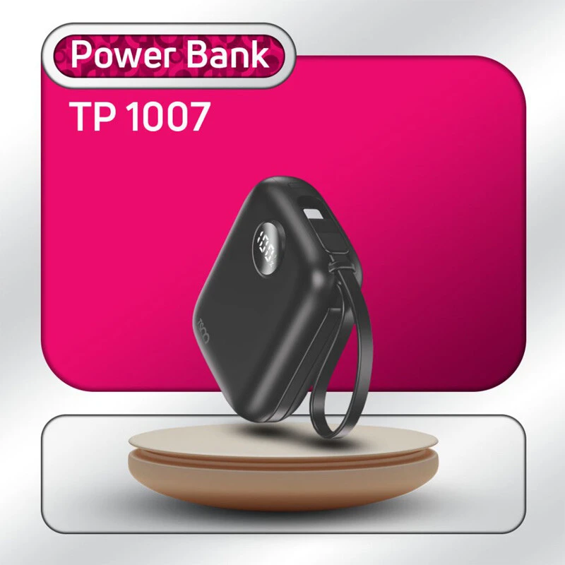 پاور بانک فست شارژ تسکو TP 1007 PD QC3.0 20W ظرفیت 10000 میلی آمپر ساعت