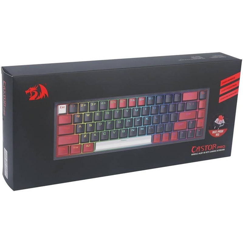 کیبورد بی سیم گیمینگ ردراگون CASTOR K631 PRO BRW