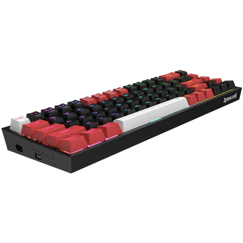 کیبورد بی سیم گیمینگ ردراگون CASTOR K631 PRO BRW