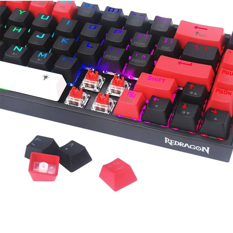 کیبورد بی سیم گیمینگ ردراگون CASTOR K631 PRO BRW