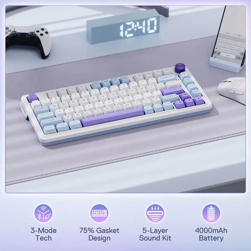 کیبورد بی سیم گیمینگ ردراگون UCAL MAX K673