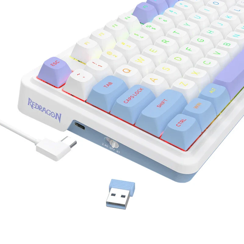 کیبورد بی سیم گیمینگ ردراگون UCAL MAX K673