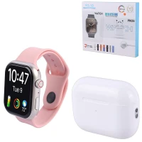 پکیج ساعت هوشمند و هندزفری بلوتوثی WS-10 PRO5