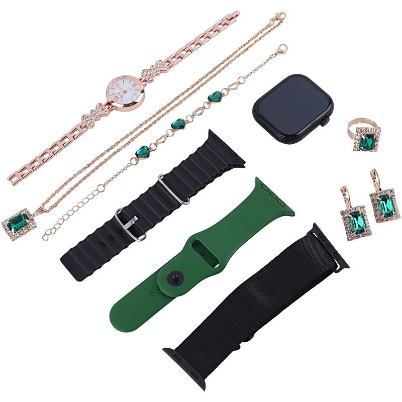 ساعت هوشمند A68 Plus + یک عدد ساعت عقربه ای زنانه