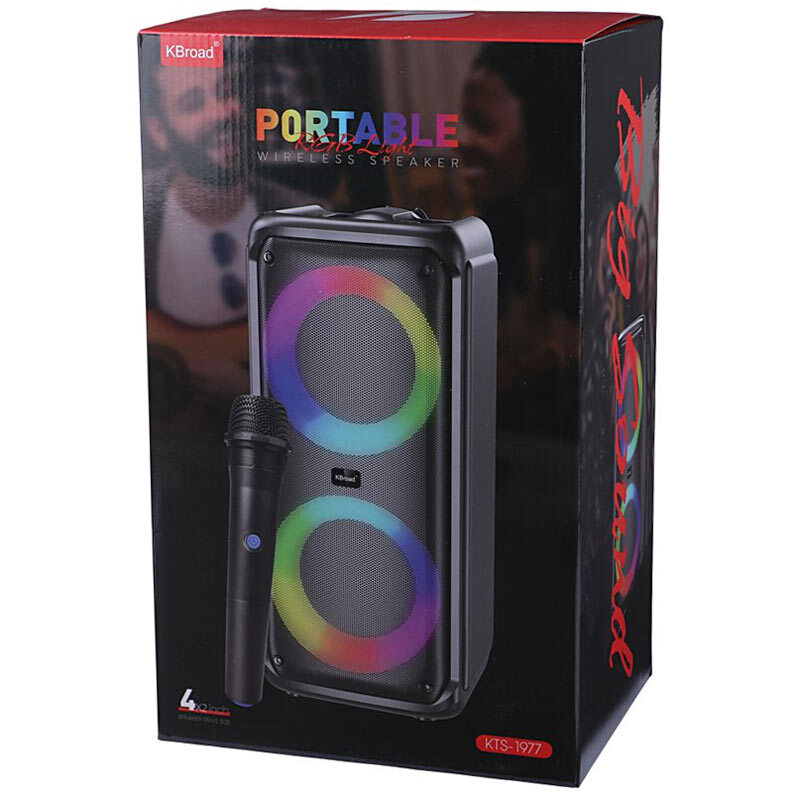 اسپیکر بلوتوثی کی برود KTS-1977 + میکروفون