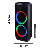 اسپیکر چمدانی بلوتوثی برودو BTS-2175 + میکروفون