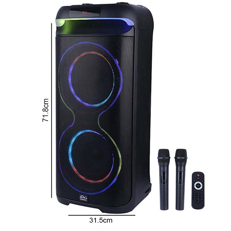 اسپیکر چمدانی بلوتوثی سینگ ای ZQS8258 + میکروفون و ریموت کنترل