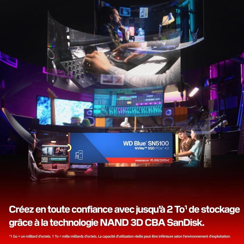 حافظه SSD وسترن دیجیتال Western Digital Blue SN5100 1TB M.2