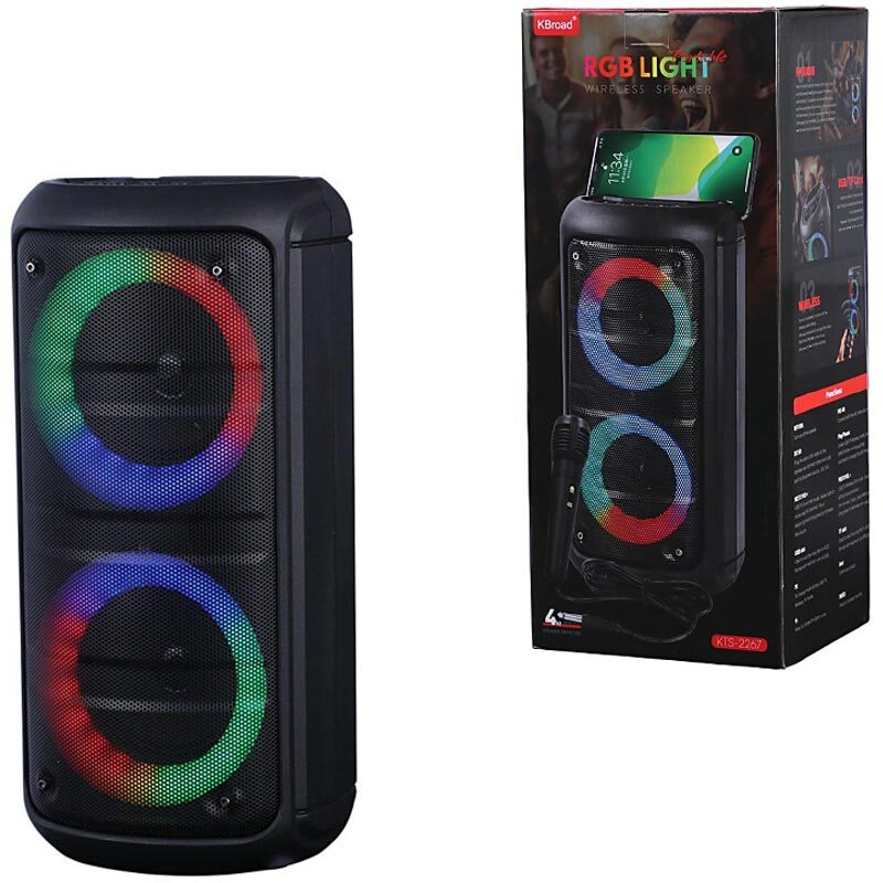 اسپیکر بلوتوثی کی برود KTS-2267 + میکروفون