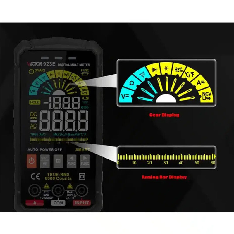 مولتی متر دیجیتال Victor 923E