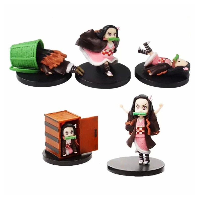 اکشن فیگور طرح نزوکو کد 1905 بسته 5 عددی