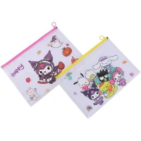 پوشه زیپ دار طرح فانتزی NO.KX-602 سایز A4